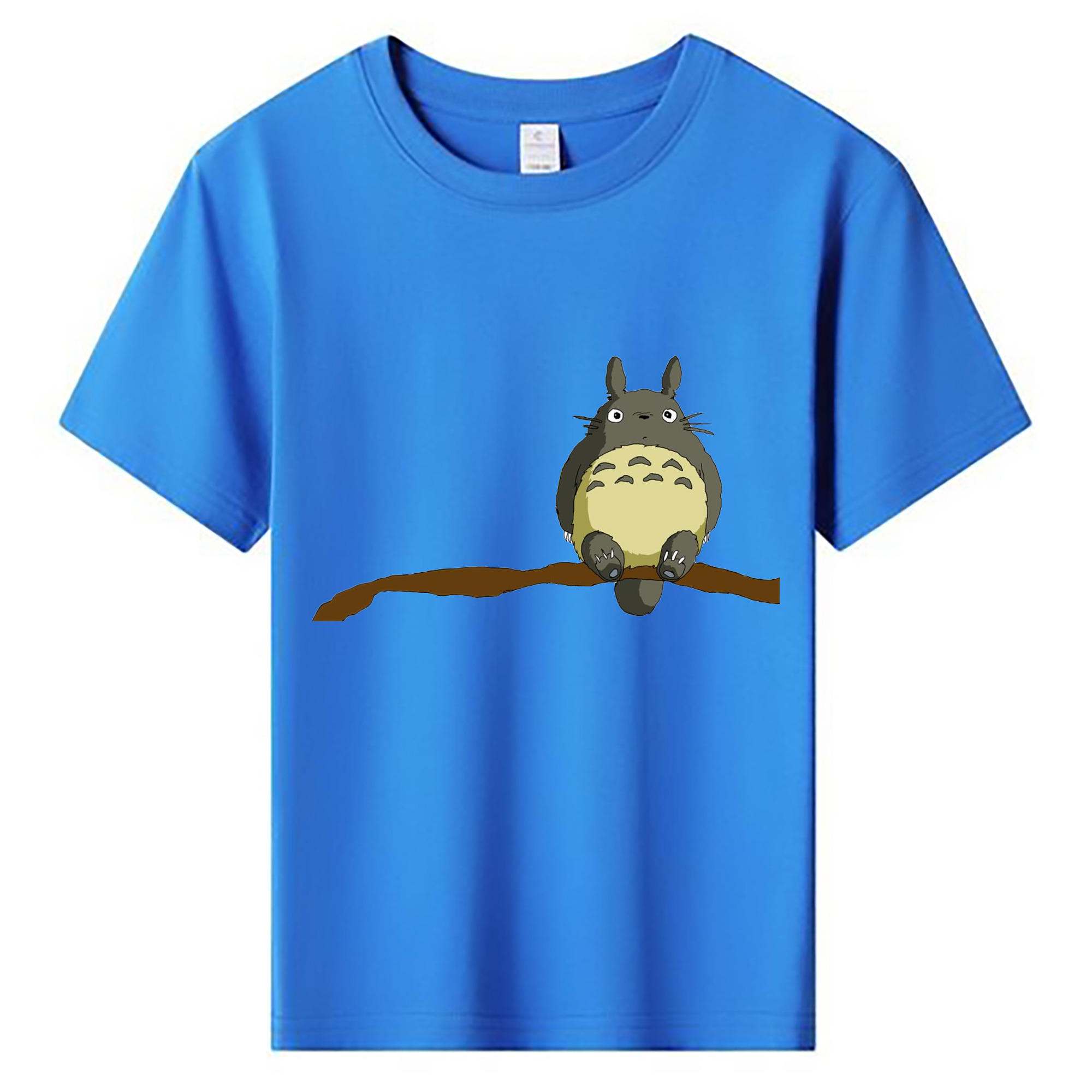 （画像用） となりのトトロ 草壁メイ 草壁サツキ My Neighbor Totoro Satsuki Kusakabe Mei Kusakabe 綿100％キッズTシャツ（フロントプリント）